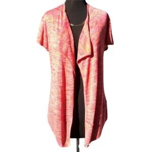 Cache Metallic Cardigan Shrug Wrap Top New Size S/M/L Stretch Cover Up $98 NWT